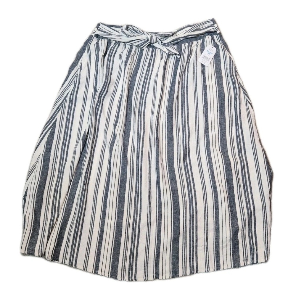 Time and Tru Women's A-Line Mid Length Relaxed Fit Belted Skirt Size XXL (20)